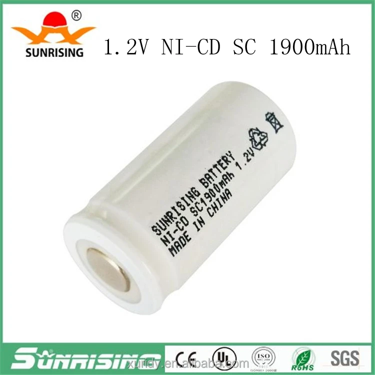 Аккумуляторы ni cd SC 1900 мАч 1,2 в перезаряжаемые батареи