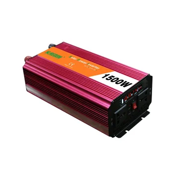 1500W High Capacity Dc To Ac Solar Power Inverter with LCD Display