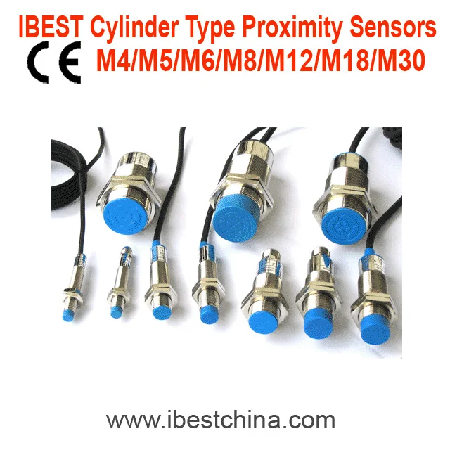 IBEST M5 NPN PNP 3 Wires 5V dc 12V 24V Waterproof Metal Position Detecting Inductive Proximity Limit Switch Sensor