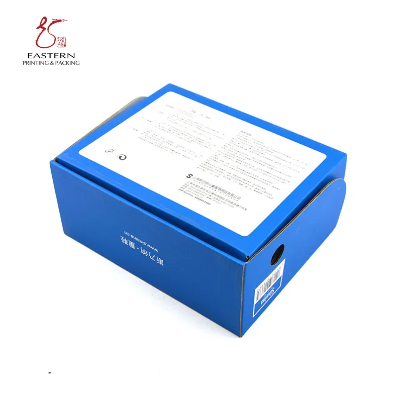 Custom Logo and Printing Design Empty Flat Pack Kids Baby Shoe Box Packaging