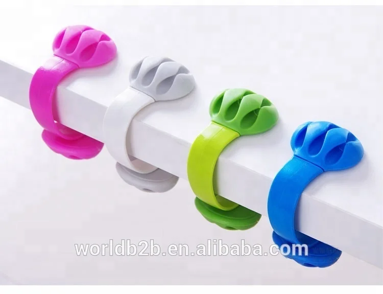 
Новый продукт Настольный зажим для планшета фиксированные зажимы для передачи данных Кабельный держатель Органайзер 