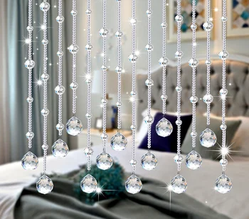 crystal glass hanging tree clear crystal beads for decoration