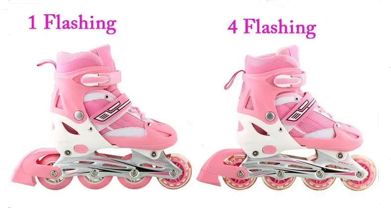 Flashing Roller Shoes With Wheels Skating Shop Fitness Skates Adjustable Inline Skate
