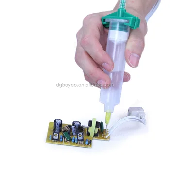 PreAsion 110V Semi-Automatic Glue Dispenser Digital Display Dispenser Machine 983A Intelligent Control Dispensing Time for Electronic Component