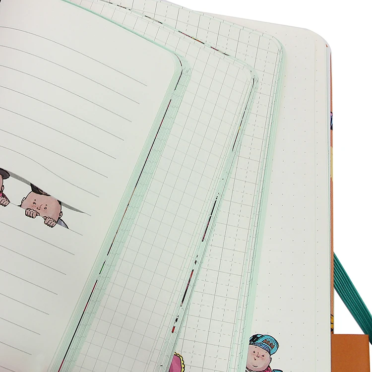 LABON Wholesale Journal Coloring Page Bunny Hindi Adult Comics Cartoon Cover Fancy Diary A5 Notebook
