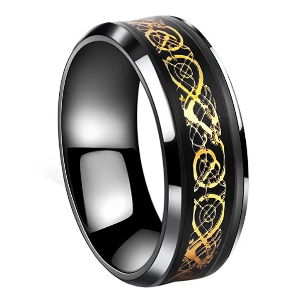 Inspire Jewelry-anillo Oro Negro Con Dragón Celta,Anillo De Boda,Joyería - Buy Anillo Celta,Anillo De Boda,Anillo De Joyería Product on Alibaba.com