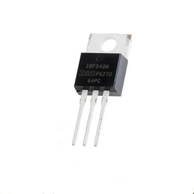 JesseBro76 10PCS IRF540N IRF540 TO-220 N-Channel 33A 100V Power MOSFET High Performance Black 