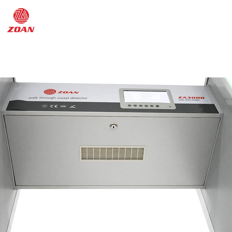 High Sensitivity Archway Portable Metal Detectors Walking Through Door Frame Safety Gate