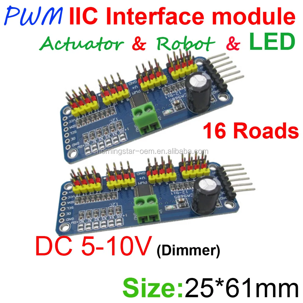 I2C PCA9685 16-Channel 12-bit PWM/Servo Drive module For Arduino _ UK Seller