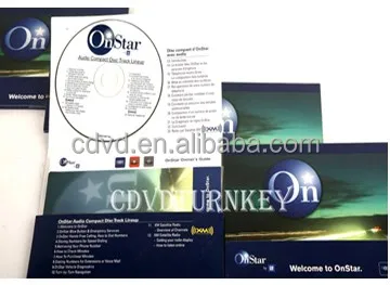 OEM/ODM индивидуальный автомобильный инструкционный буклет, конверт и кошелек, карманный набор для компакт-дисков и упаковочной фабрики