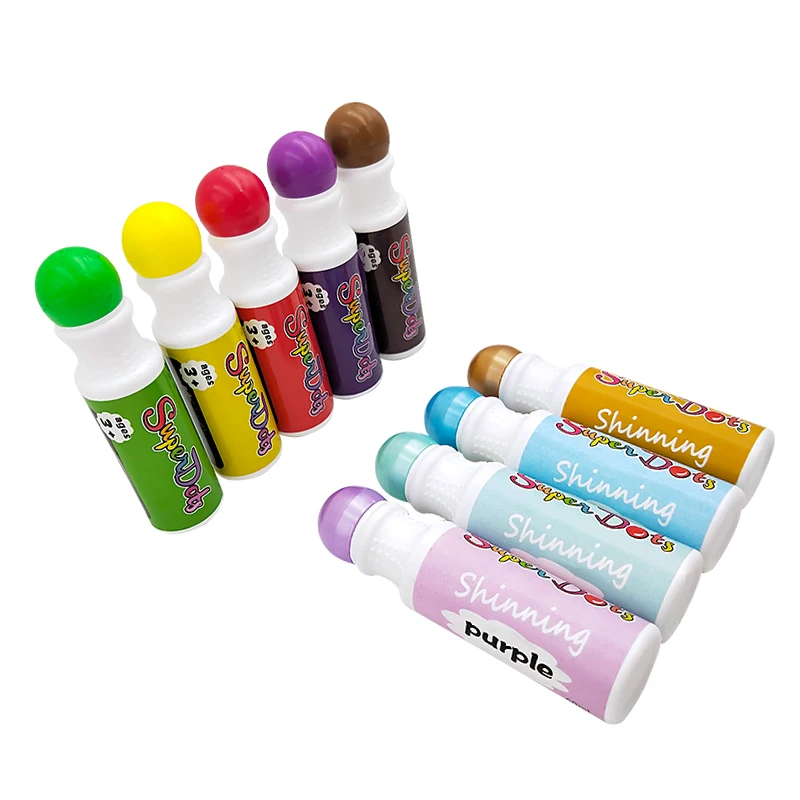 8 шт. в комплекте моющиеся маркеры Dot CH2851 подушечка Dawgs Kids арт набор питания цвет книги