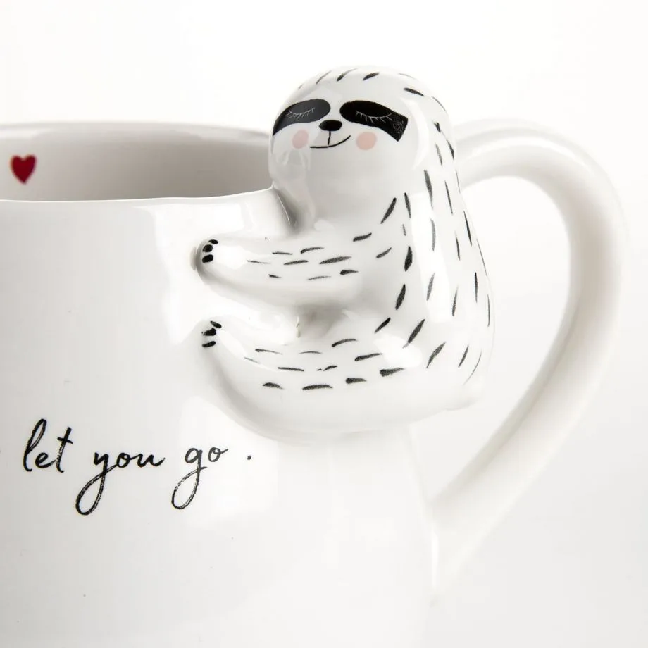 Custom Design Cute Sloth Ceramic Tea Cup Coffee Mug