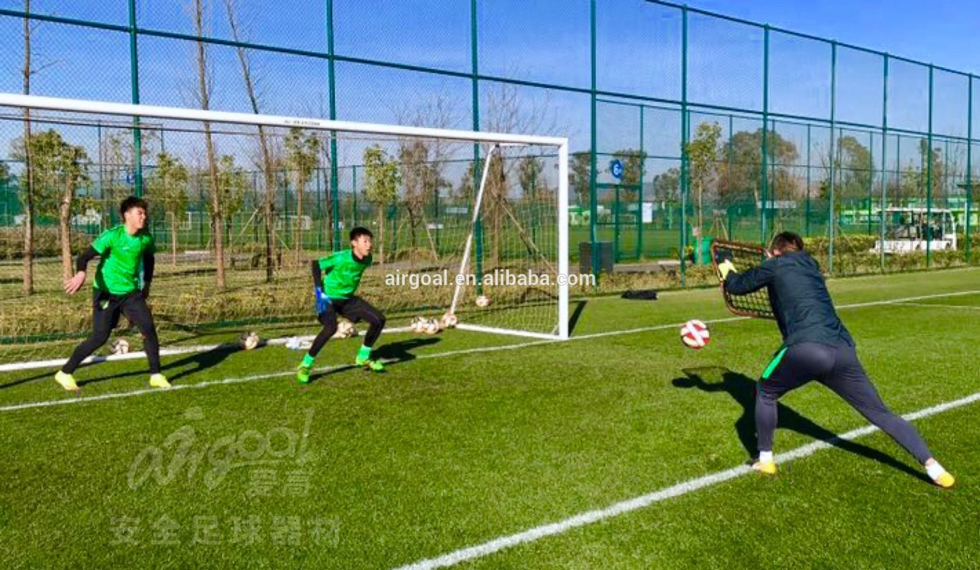 
Легкая ручная сетка для футбола 