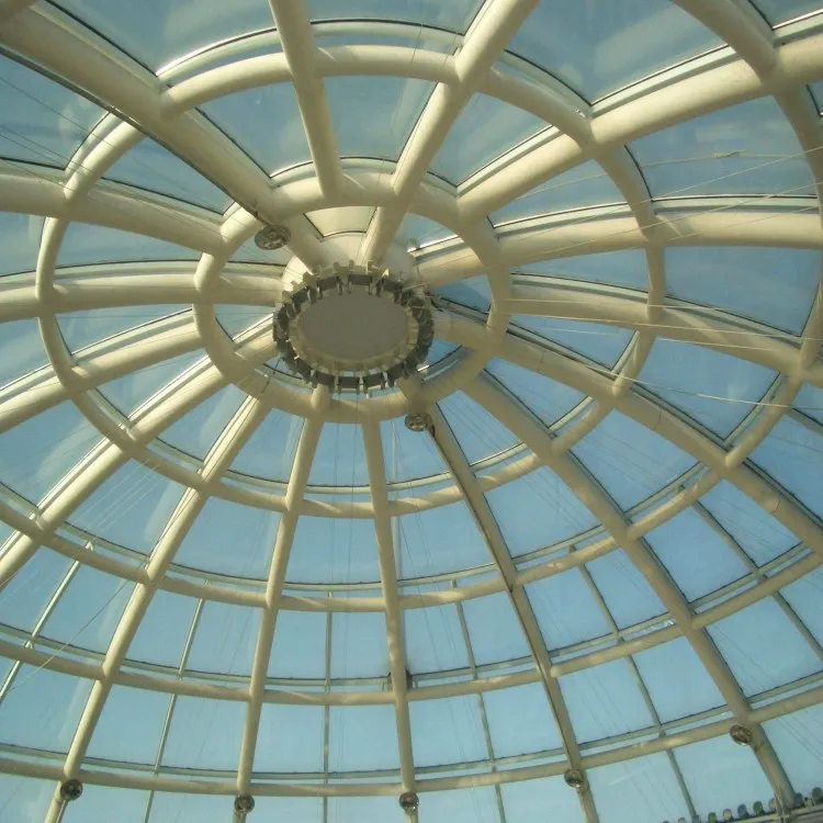 Large Span Round Skylight Cover Polycarbonate Dome Skylight Roofing