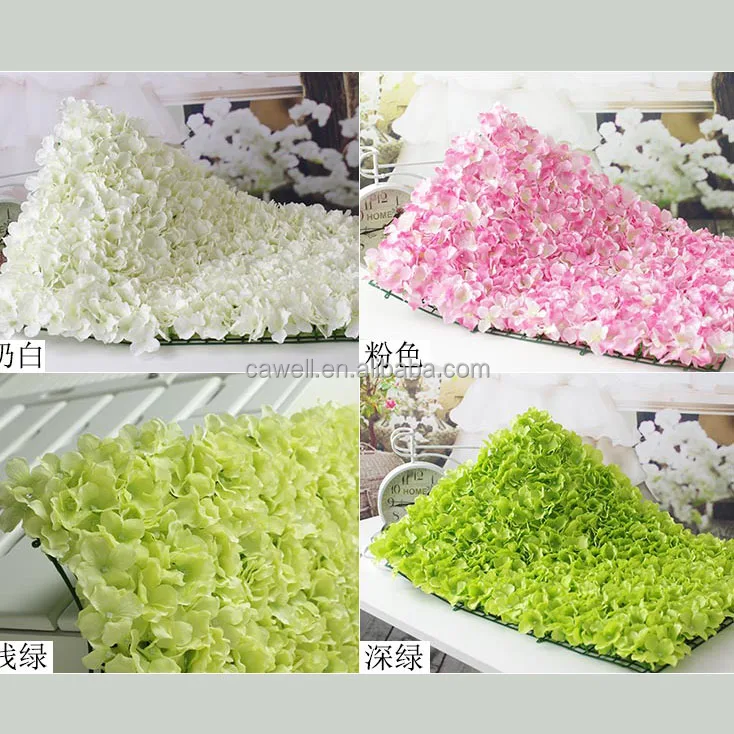 wedding decoration backdrop silk artificial flower wall, View flower