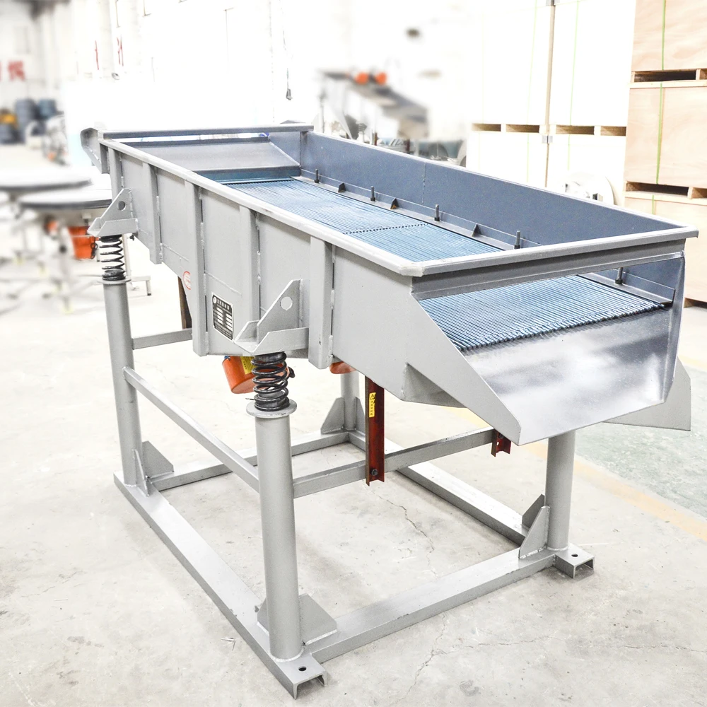 Pebbles Linear Vibrating Screen Linear Vibratory Sieve/mustard Seeds Vibrating Sieve Machine