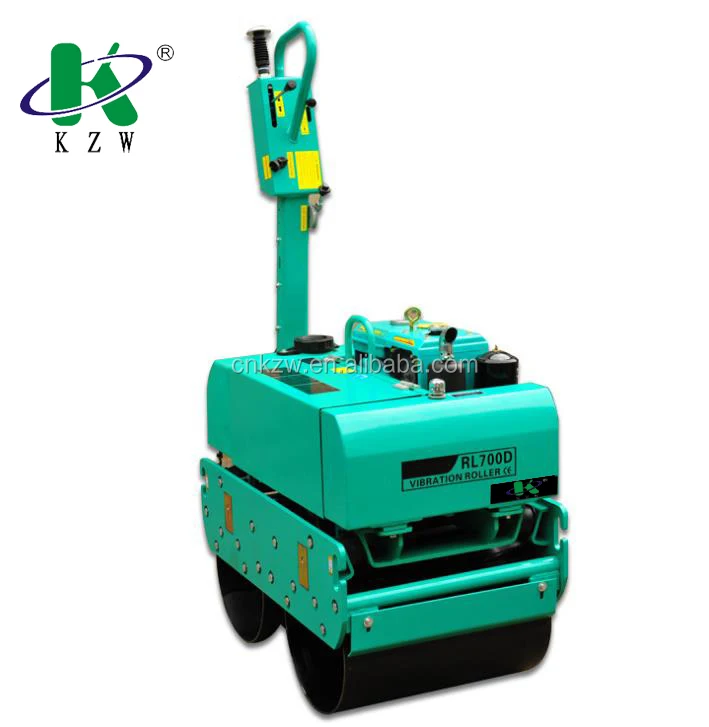 Walk Behind Double Drum Vibration Baby Roller Compactor for Sale