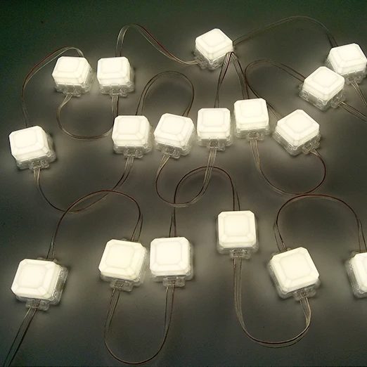 RGB Colorful DMX 512 SD Card Control Square LED Pixel Point Dot Light