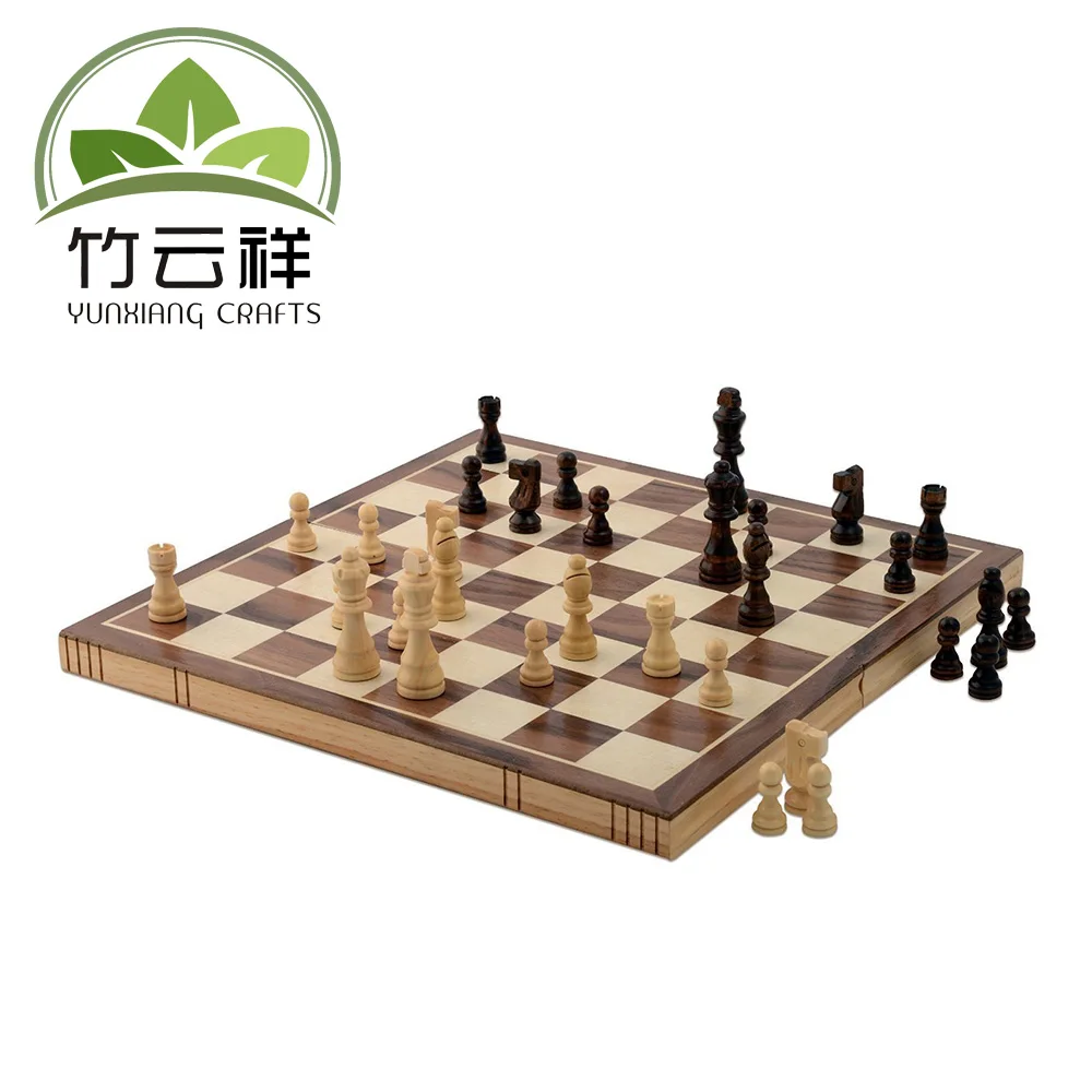 屋内と屋外のゲームチェスマグネット付きウッドチェスセット - Buy 木製チェス磁石、木製ゲームチェス、木製のチェスセット Product on  Alibaba.com