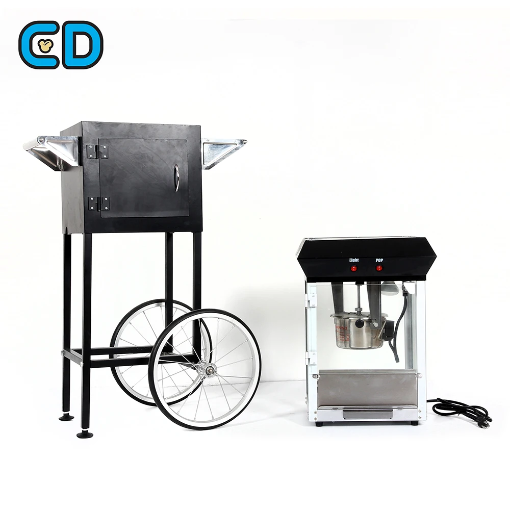 Authentic Automatic Black Pop Corn Popcorn Popper Maker Tabletop 4 Oz Small Kettle Home Machine for Sale