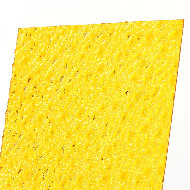 Strong Impact Resistance Colored Polycarbonate Embossed Sheet