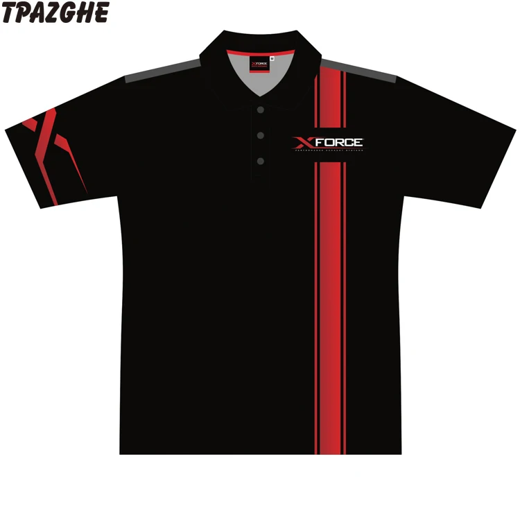 Custom Sublimated Black Plain Motocross Jerseys