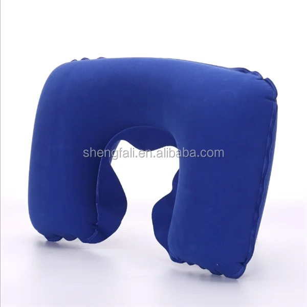 Fashion U shape inflatabe neck pillow air travel inflate neck pillow