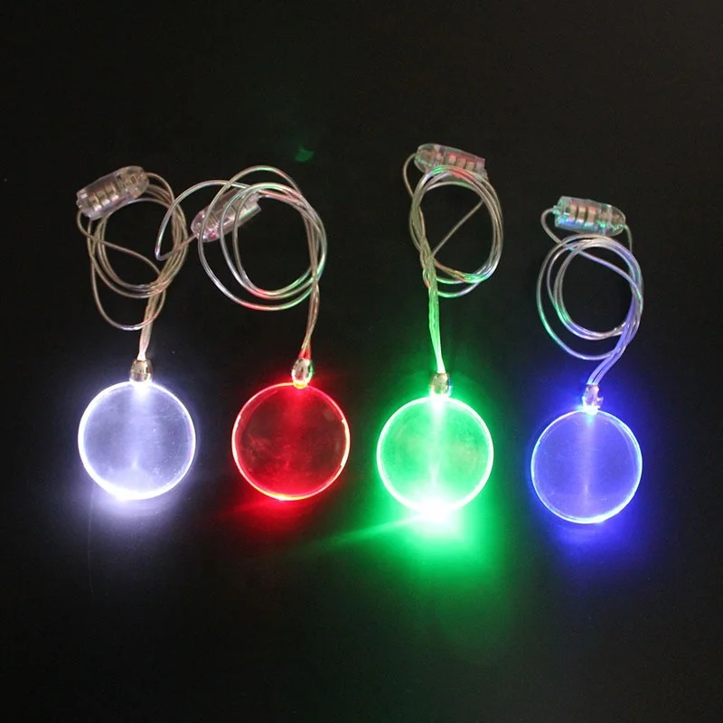 
Индивидуальная форма, логотип, вечеринка, тип товара, светодиодное мигающее ожерелье 