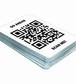 
 Новая эпохальная Персонализированная долговечная подарочная карта участника с QR-кодом  