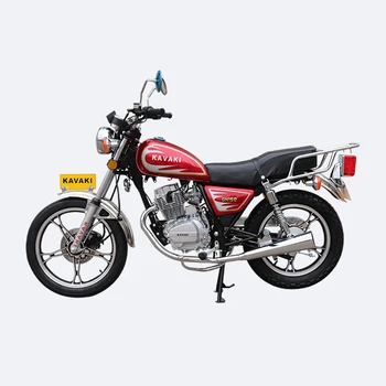 Kawasaki GN 125 - Reliable Motorcycle with Open Face Helmet Kawasaki GN 125 - Reliable Motorcycle with Open Face Helmet