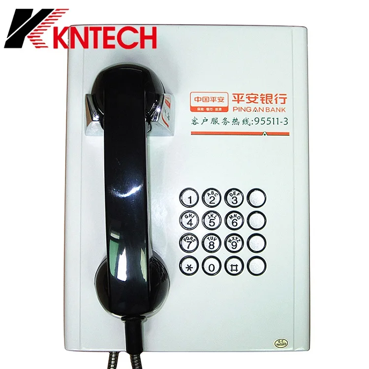 Vandalproof公衆電話KNTECHKNZD27囚人/緊急防塵SOS電話用刑務所