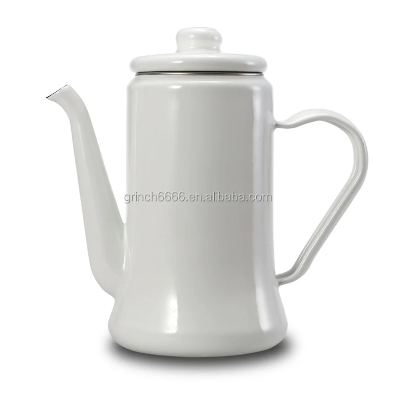 Enamel Coffee Pot Tea Kettle Induction And Gas Stove 1.1L