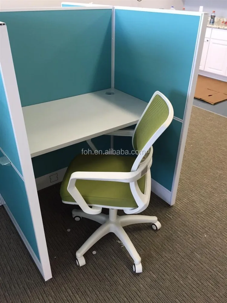 Sound Proof Call Center Workstation Insulator Cubicle Desk Furniture Modern Work Station Office Furniture Custom Color MDF