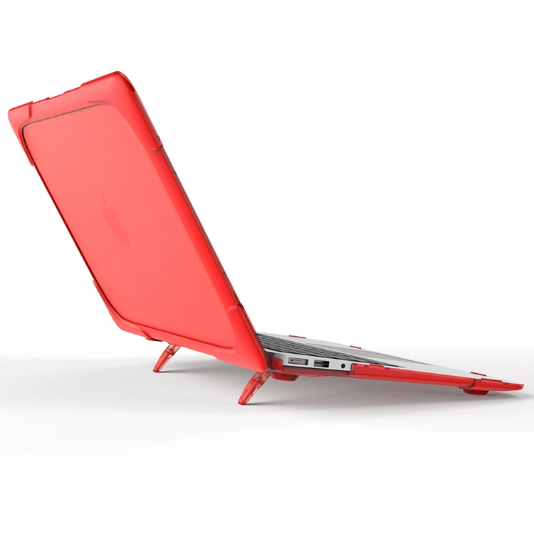 
Китайский производитель, жесткий чехол-накладка с подставкой, чистый чехол для ноутбука macbook13,3 дюйма 