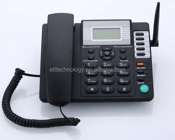 Single SIM Card GSM 850 900 1800 1900MHz Fixed Phone With FM Radio Call ID Handfree Landline Phones Wireless Telephone Home