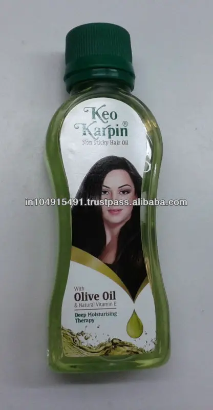 Keo Karpin :: 100 Ml :: Non Sticky Hair Oil ::with Olive Oil,Wheat Germ &  Vit E :: Keo Karpin - Buy Hair Oil,Olive Oil With Natural Vitamin E,Non  Sticky Hair Oil