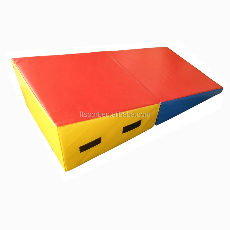 We Sell Mats Gymnastics Folding Incline Cheese Wedge Shape Mat