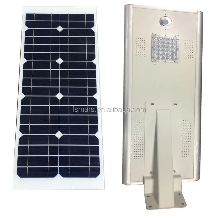 Водонепроницаемый высокая яркость открытый Интегрированный Солнечный светодиодные светильники на солнечных батареях все в