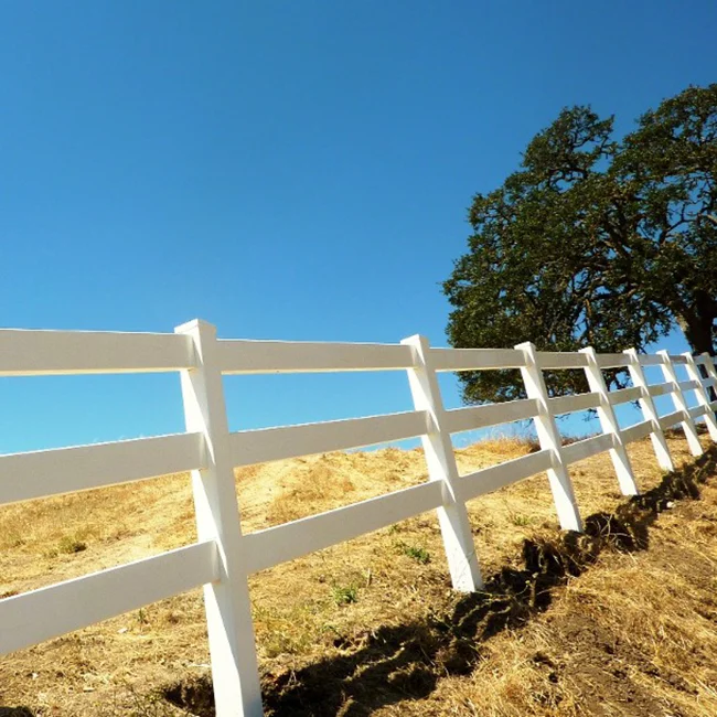 PVC Paddock Fencing for Ranch and Racecourse