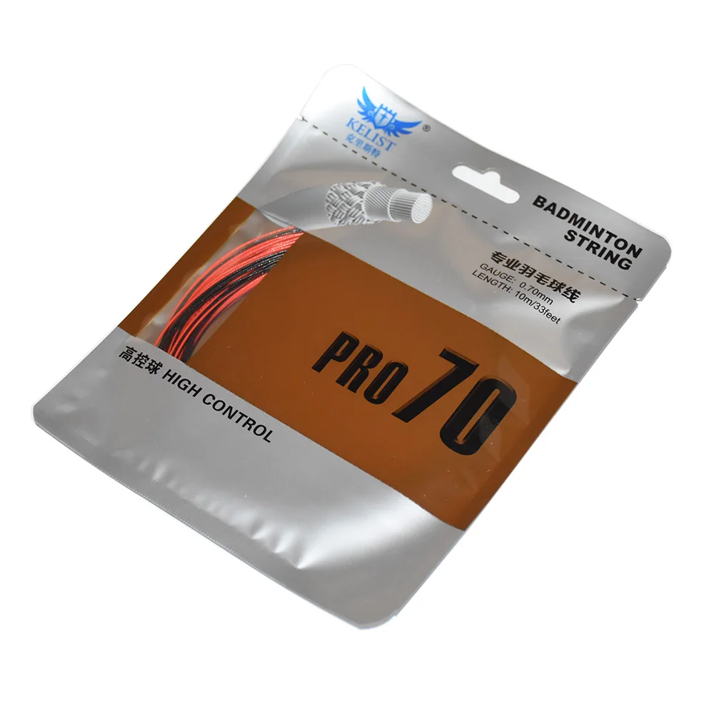 PRO70 High Control Nylon Manual Stringing Machine 10m Factory Racket Badminton String 26-28lbs Brand Product