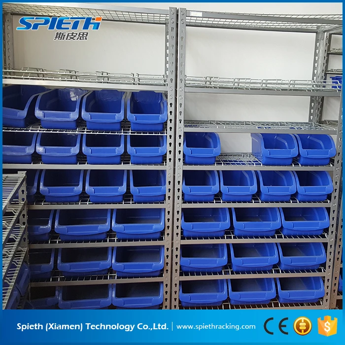 tote bin storage shelves