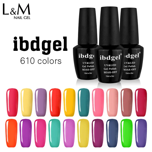 L & M лаковый эффект лак для ногтей Полноцветный отмачиваемый УФ-гель оптовая