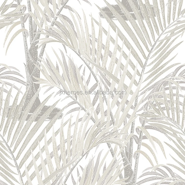Southeast Asian Style Palm Tree Pattern Living Room Bedroom Decorative Wallpaper