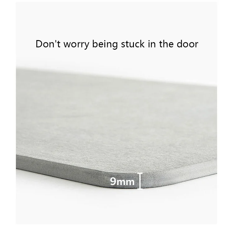 Быстросохнущий супер впитывающий воду экологически чистый коврик для ванной диатомит нескользящий