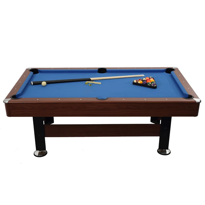 Top Quality Russian Design Blue Felt Mdf Pvc Out Door 7ft Snooker