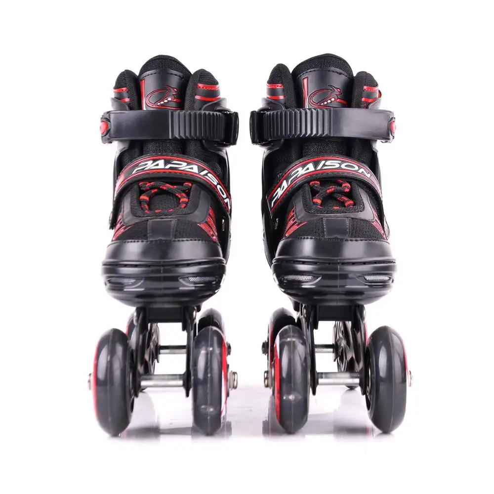 PAPAISON Factory Manufacture Professional Adjustable Sizes Durable Quad Roller Skates Shoes for Chidren