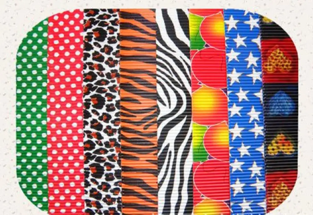 
Цветной лист из гофрированного картона 