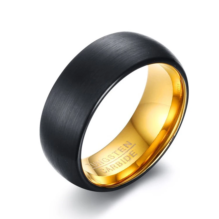 Обручальное кольцо мужское золото