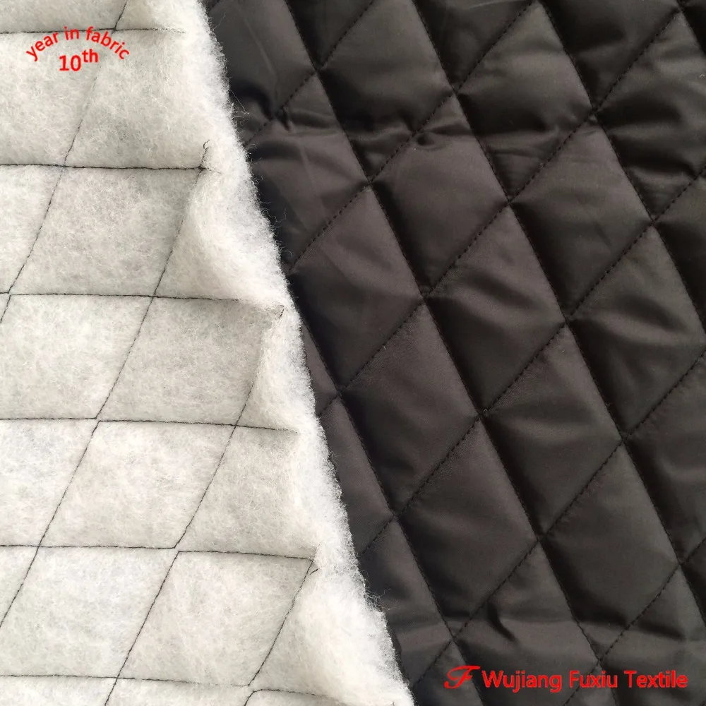 
 Двухсторонняя стеганая ткань 190T полиэстер, водонепроницаемая ткань wujiang alibaba  