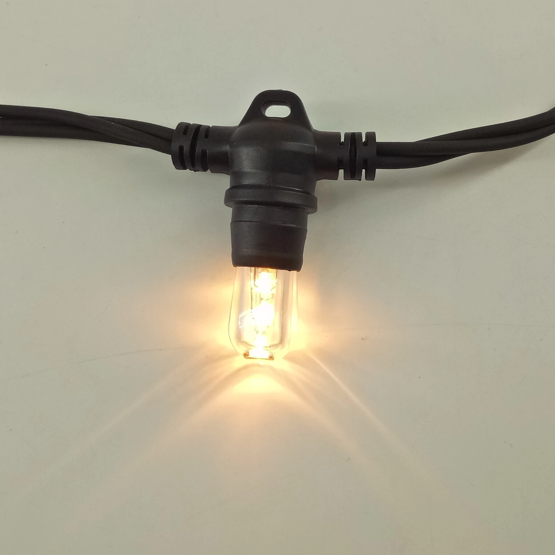 Outdoor Connectable Led String E14 Rubber cable Light  Christmas Decoration fairy String Light 220V